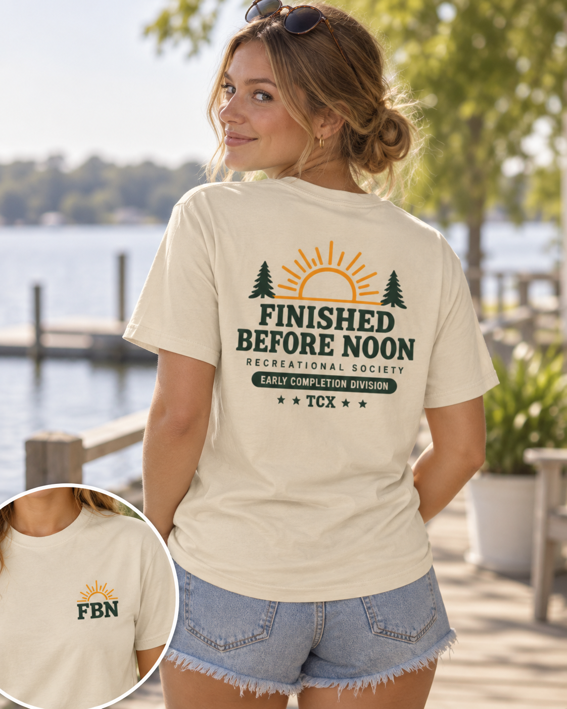 Finished Before Noon Tee