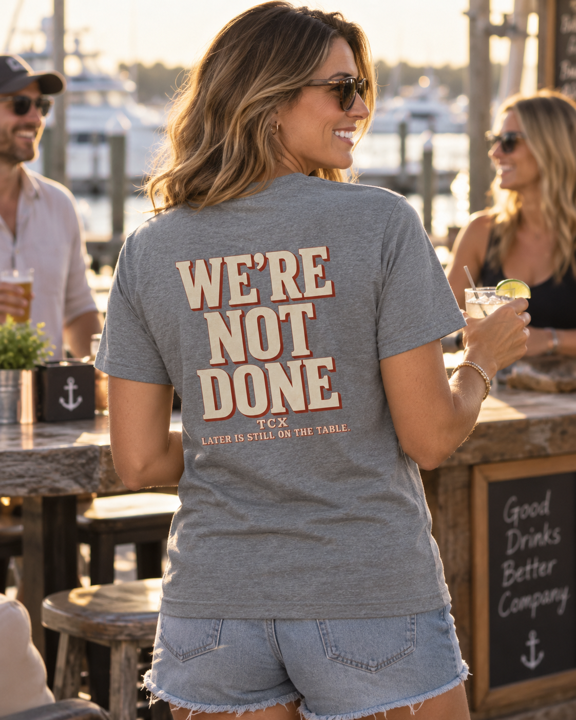 We're Not Done Tee