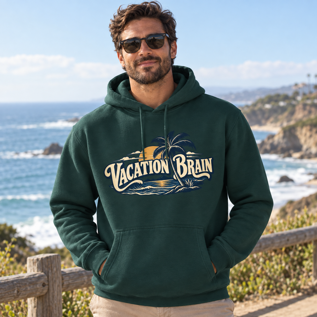 Vacation Brain Hoodie